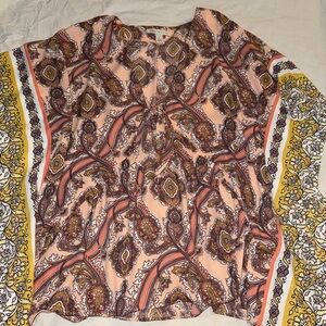Cato Multicolor Paisley Blouse